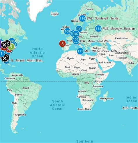 Active Nerf Groups Map .